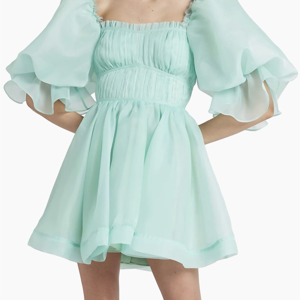 Aje Mint Green Dress with - Picture 2 of 7